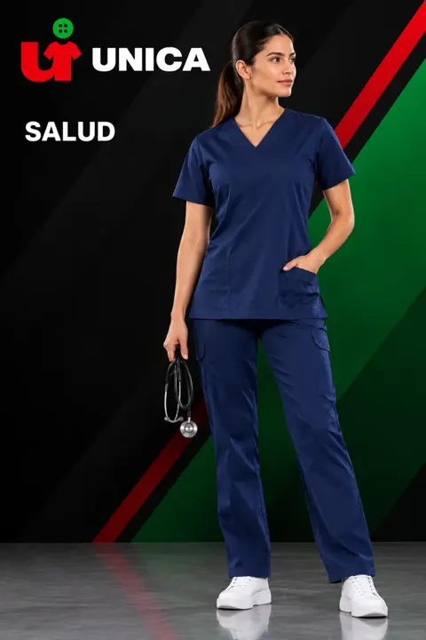 Uniforme quirúrgico azul marino
